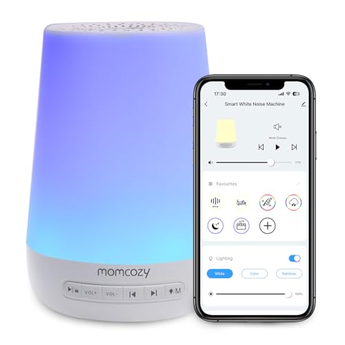 Momcozy Machine à Bruit Blanc 34 Sons Veilleuse