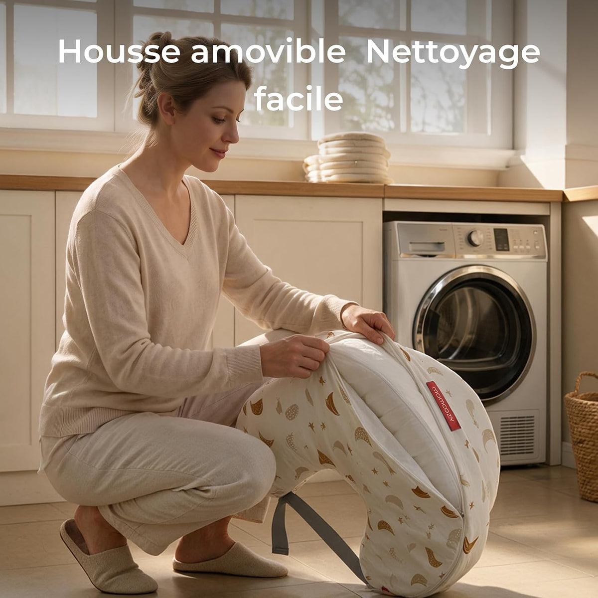Coussin d'allaitement avec rebord de sécurité ANA MAMA
